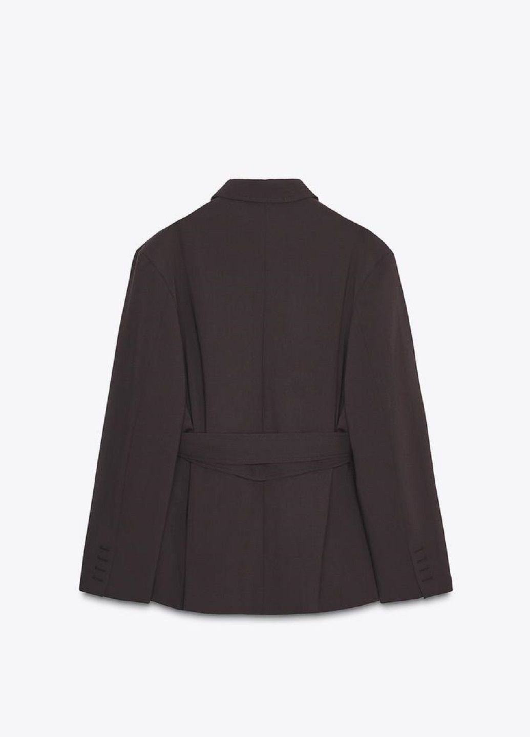 Темно-бордовый женский жакет Zara однотонный - демисезонный