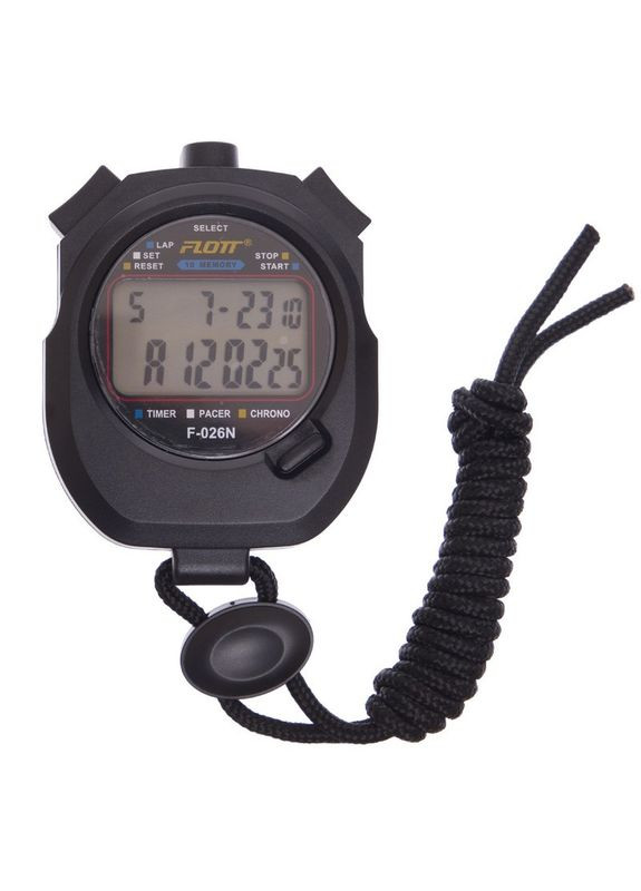 Секундомер 10 результатов памяти (пластик, электронный) (F-026N-10) Flott (361435090)