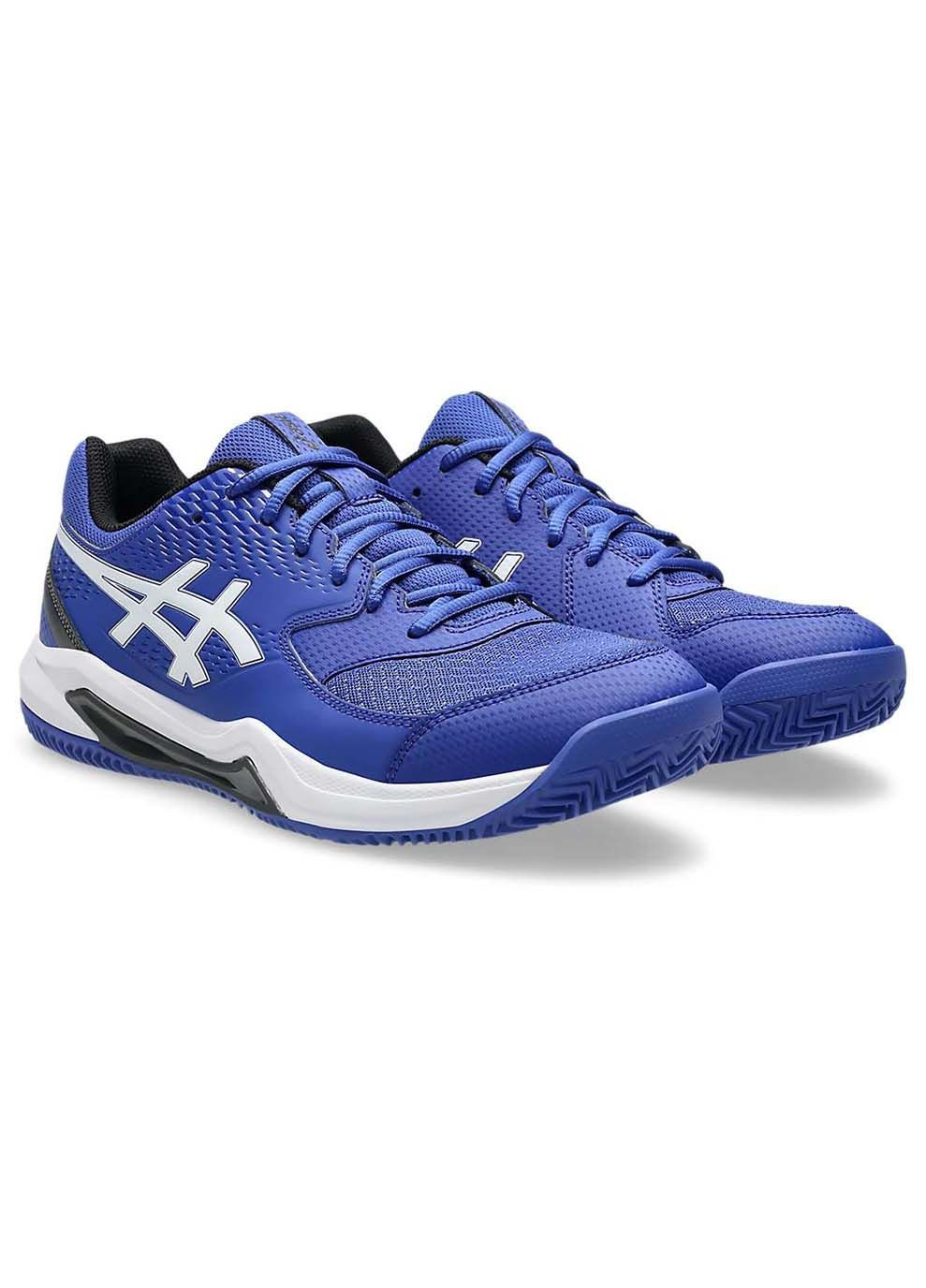 Синие демисезонные мужские кроссовки gel-dedicate 8 clay cobalt blue Asics