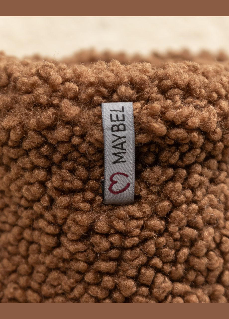 Капці-чобітки домашні тедді Шоколадний Maybel (309020673)