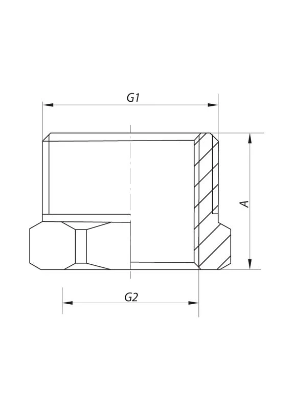 Футорка 1 "x2" (KF0089) KOER KF.F1020 (402797850)