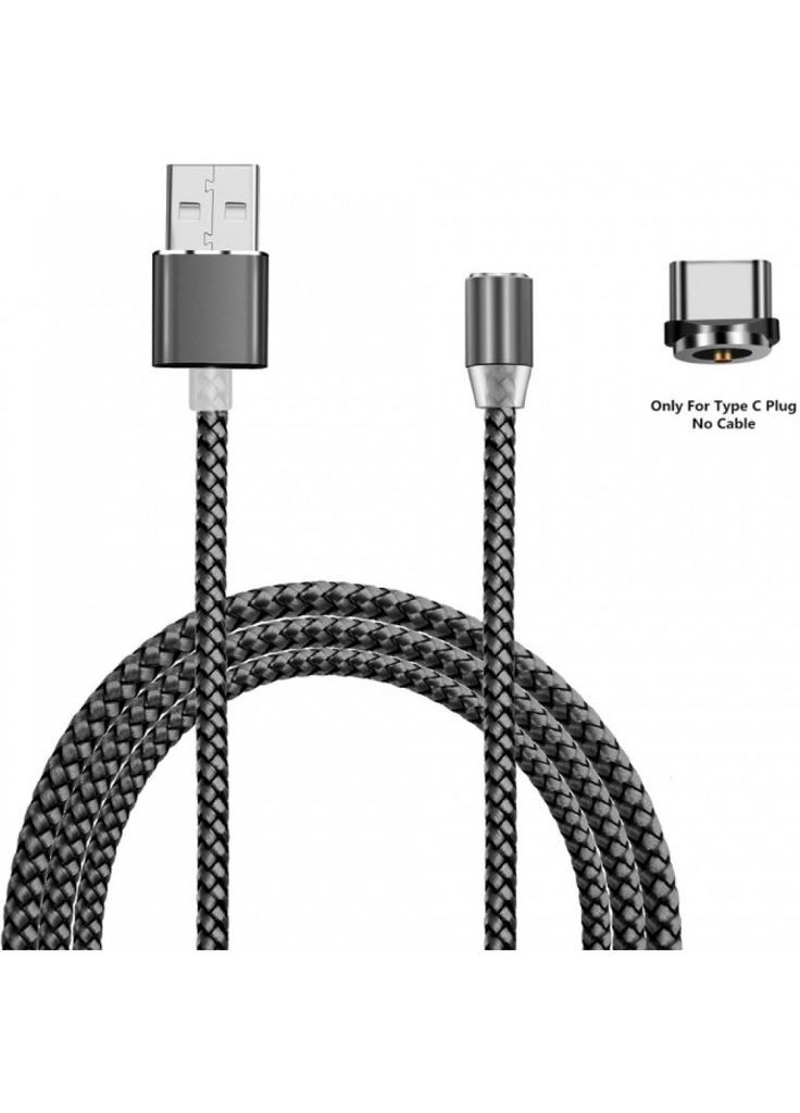 Дата кабель USB 2.0 AM to Type-C 1.2m Magneto grey (m437006) XoKo USB 2.0 AM to USB-C 1.2m Magneto grey (367063377)