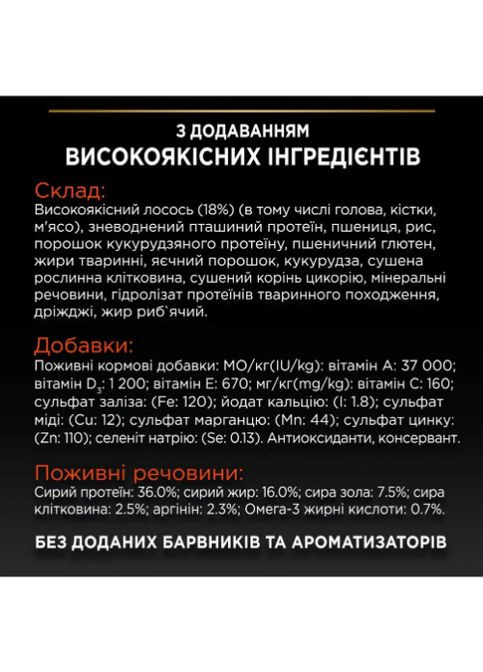 Pro Plan Original. З лососем, сух/кот 10кг (36/16) Purina (290851604)