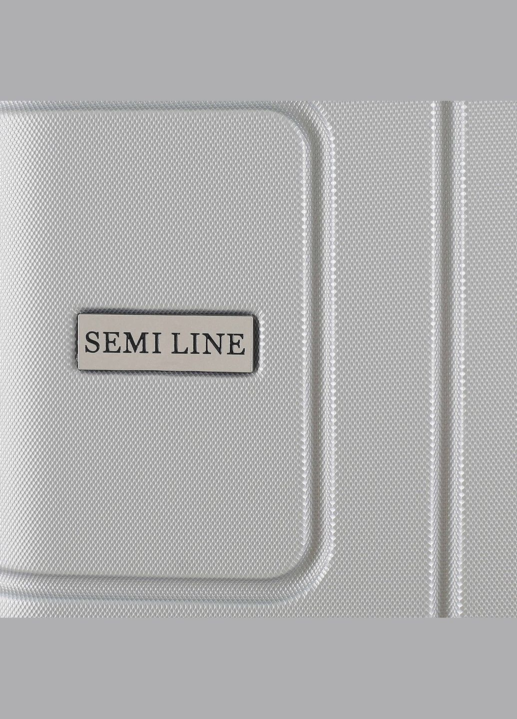 Чемодан 20" (S) Light Grey (T5762-2) Semi Line (315936847)