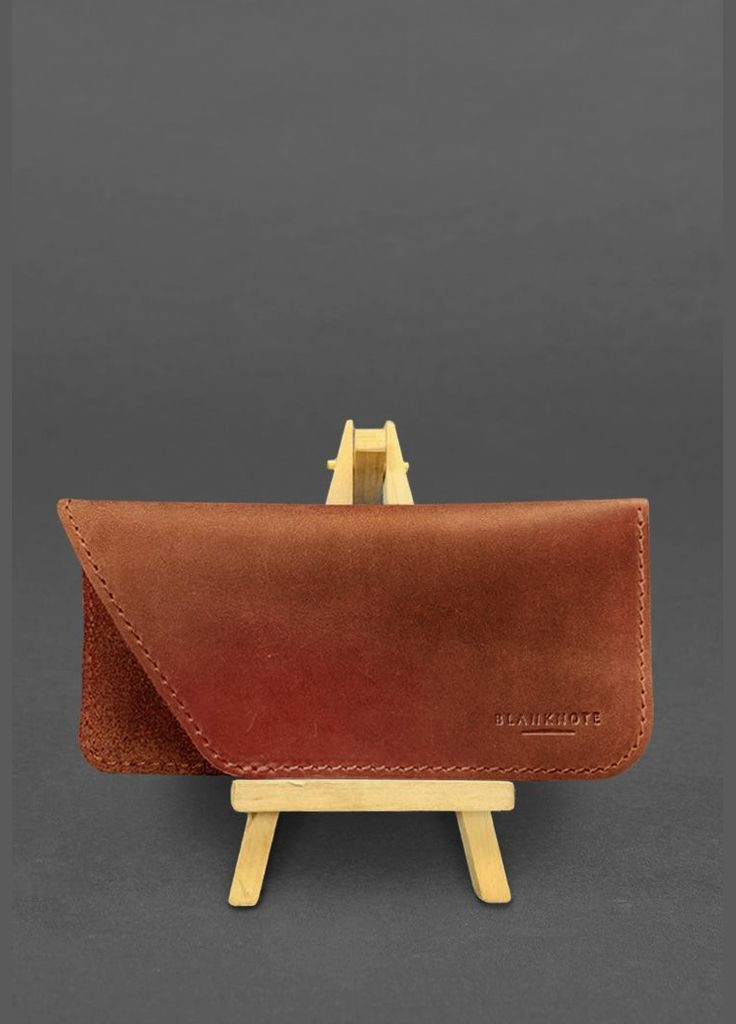 Кожаный чехол для очков Светло-коричневый Crazy Horse (A-027713) BlankNote (330144321)