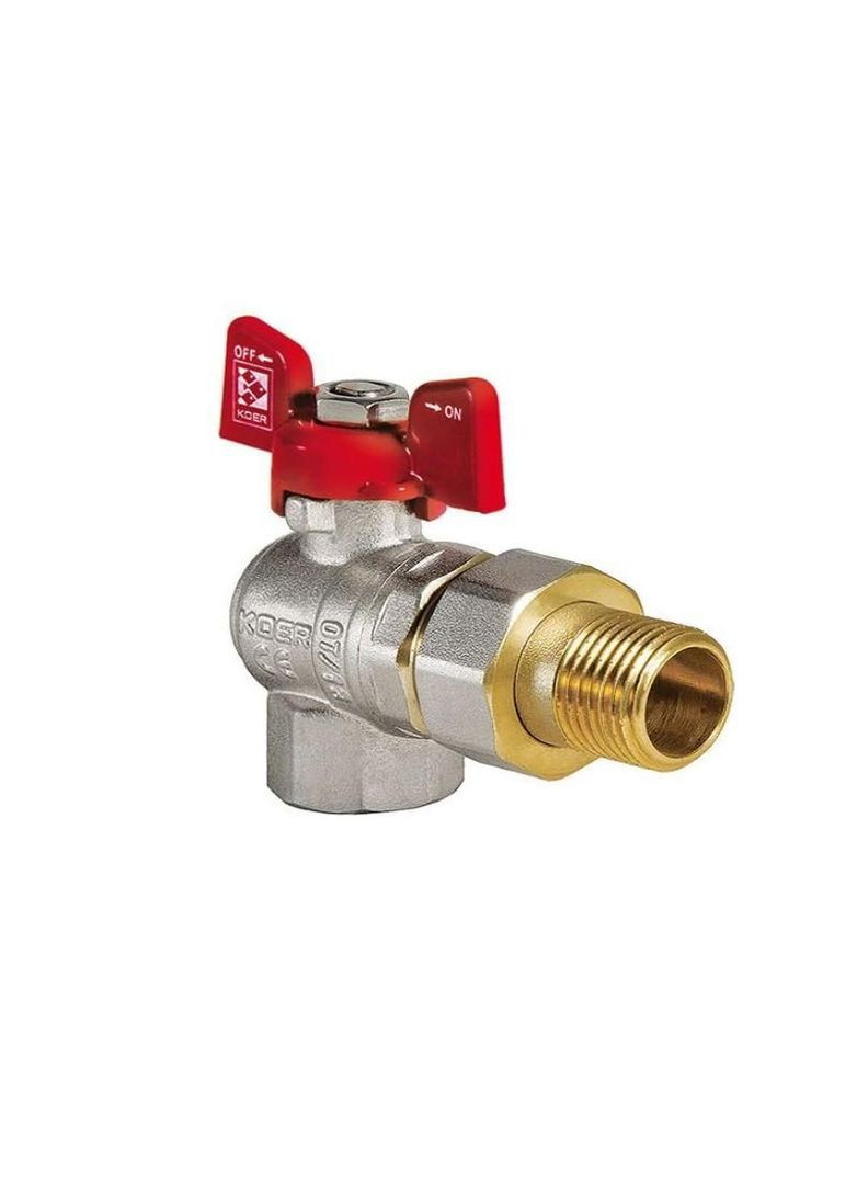 Кран з американкою 1/2" кутовий KOER (361444047)