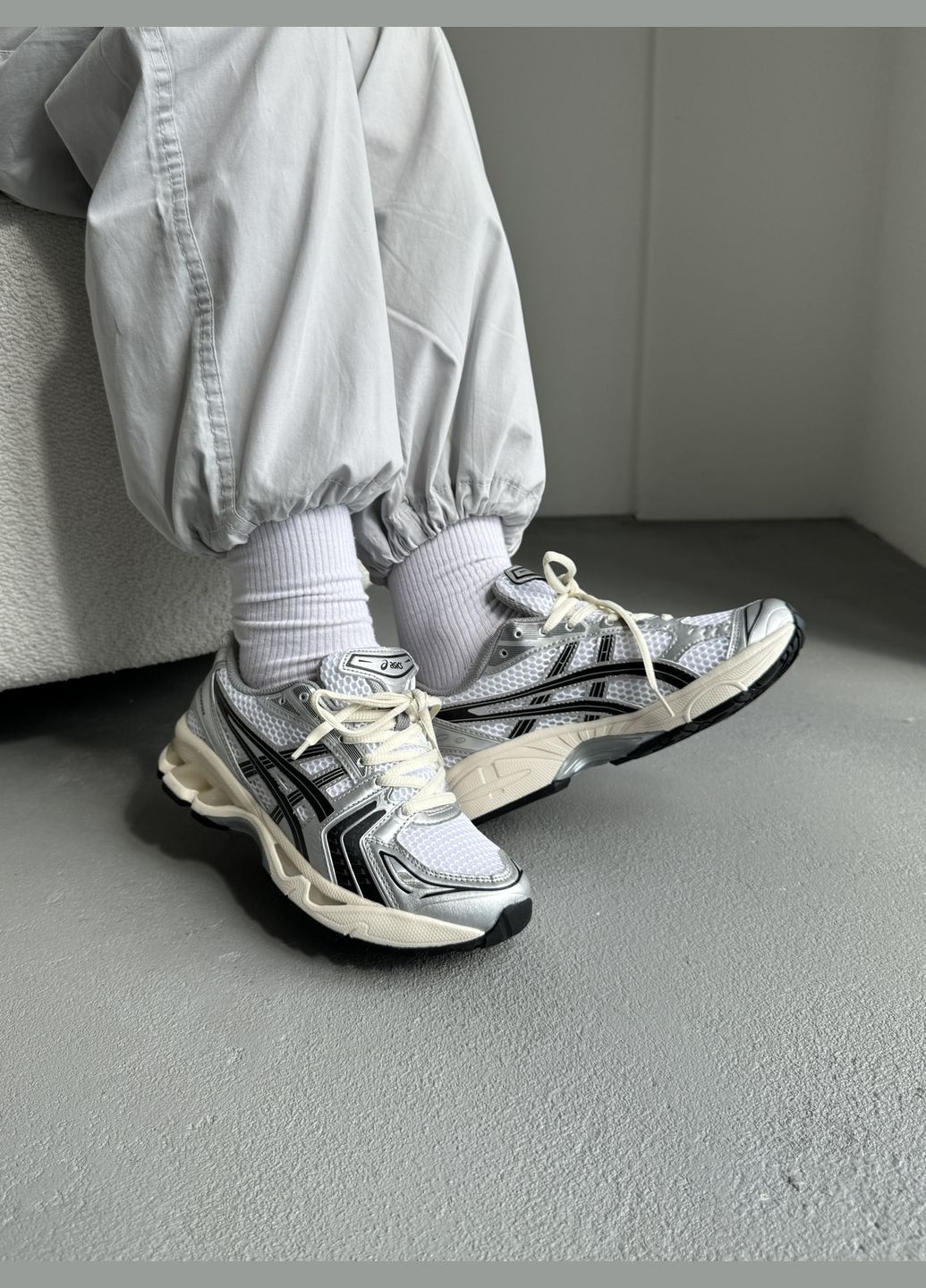 Кроссовки женские и мужские Asics Gel-Kayano 14 gray | Асикс Гель-Каяно 14 серые No Brand серые демисезоны (316231443)