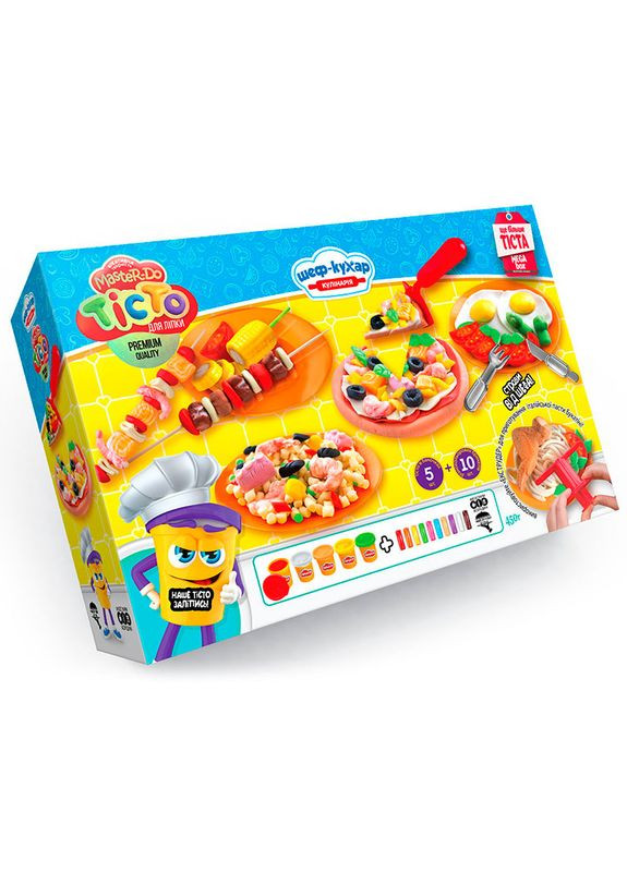 Тісто для ліплення Master Do ШЕФ-КУХАР Піца велика укр Danko Toys (318673718)