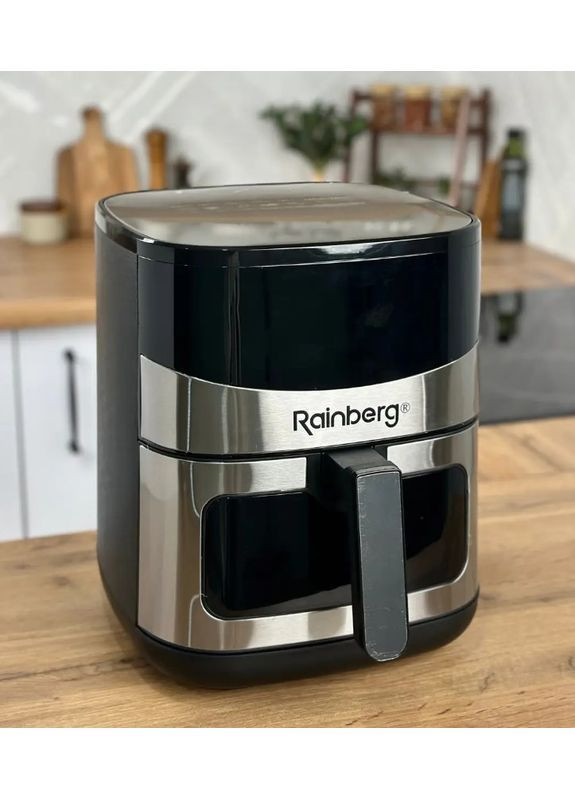 Сенсорный аэрогриль с антипригарным покрытием 3800 Вт и регулировкой температуры 8,5 л (2104618864) Rainberg RB-2295 (370605069)