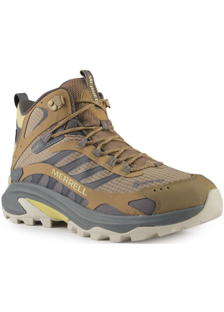 Коричневые осенние ботинки moab speed 2 mid gtx mns cairn (m510005) Merrell