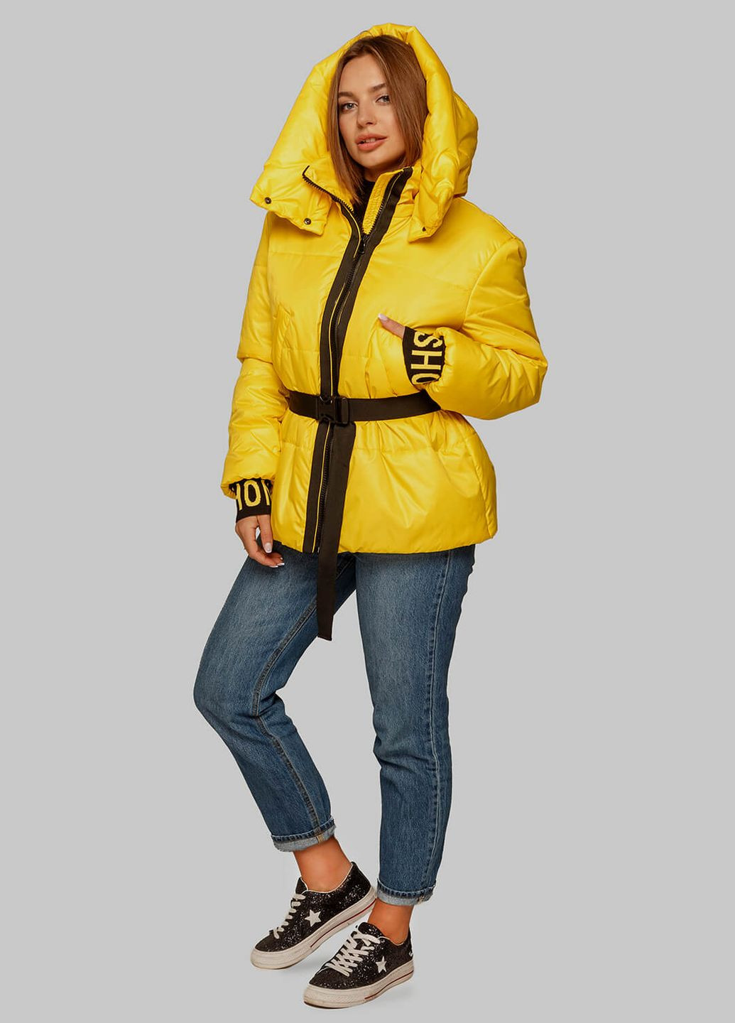 Жовта демісезонна куртка жіноча "алекса" MioRichi