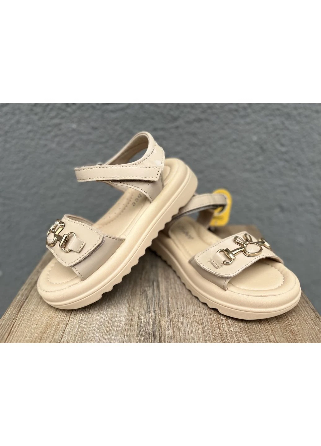 Босоніжки дитячі для дівчинки Khaki II 27 р, хакі Clibee (396743315)