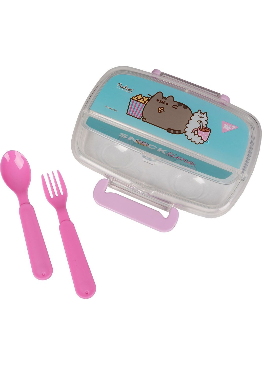 Ланч-бокс Pusheen 750 мл з приладдям () Yes 708161 (337468798)