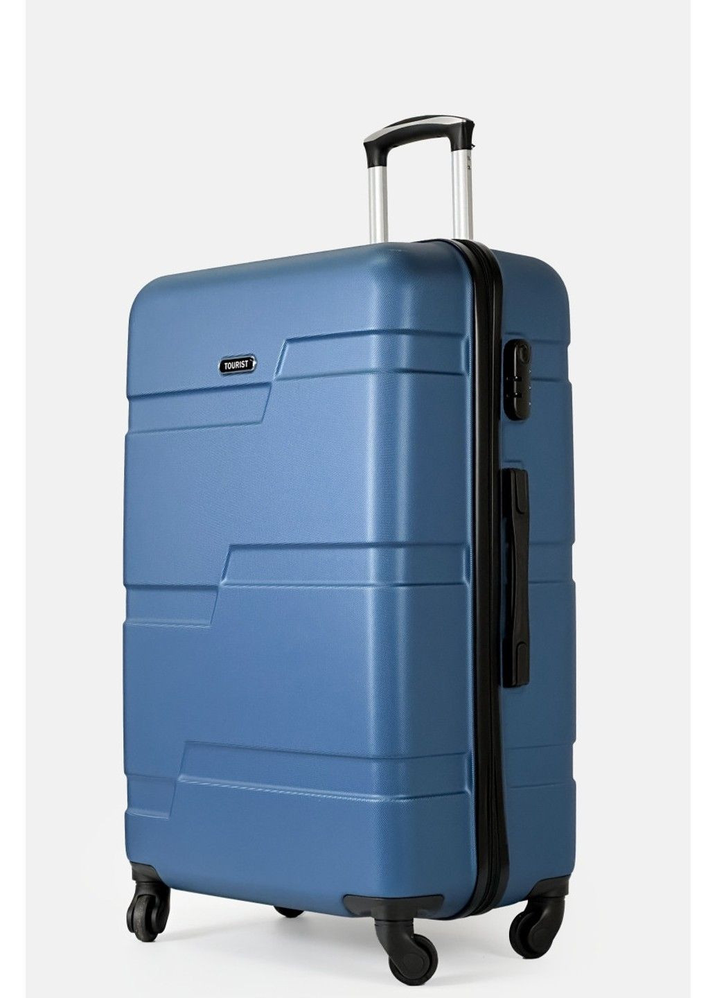 Велика пластикова валіза ABS-5868-1L-BLU Tourist (295903127)