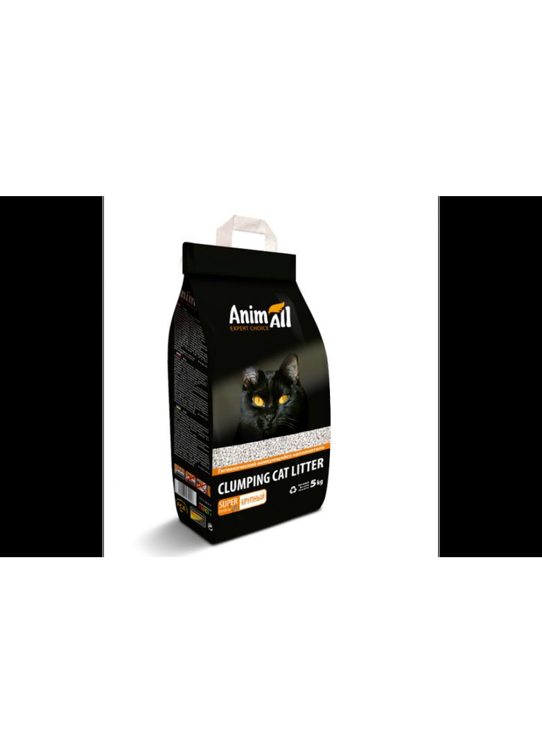 Наполнитель для котов Бентонитовый комкующий крупная фракция, 5 кг AnimAll (278308114)