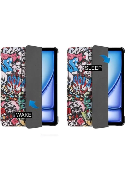 Чехол Smart Case для Apple iPad Air 11 M2/M3 2024/2025 Graffiti (711605) BeCover (339607347)