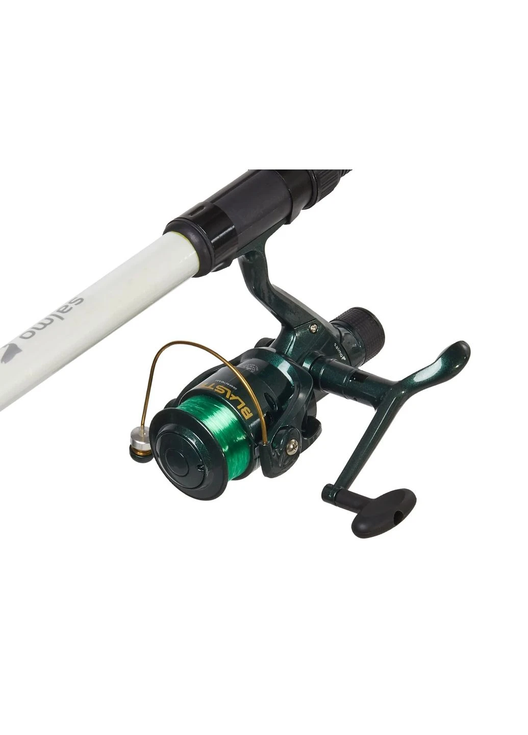 Удочка телескопічна Salmo композит 4 м чорна No Brand Blaster TELEROD SET 4.0 (400975795)