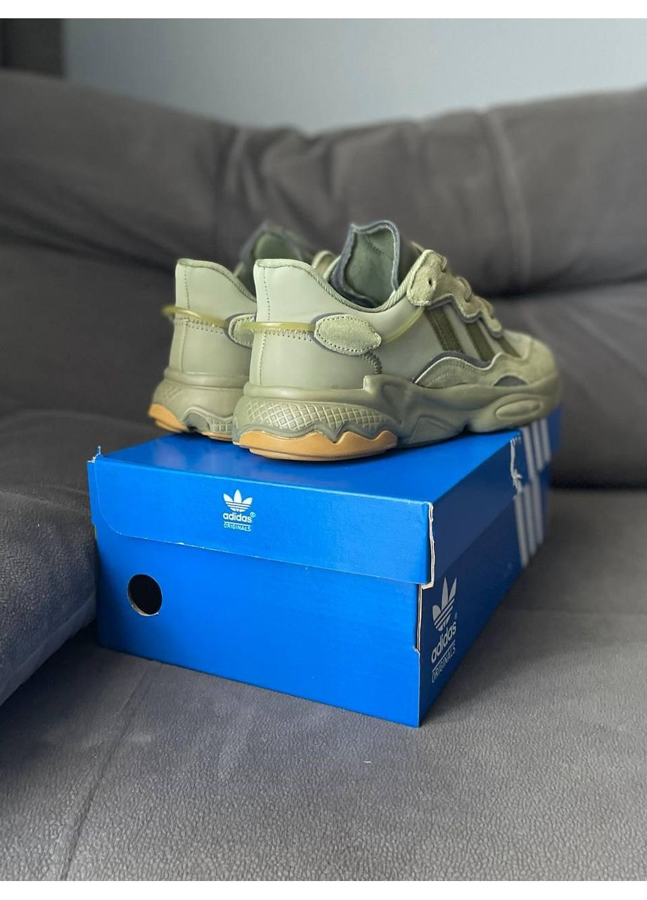 Серые демисезонные кроссовки мужские adidas ozweego adiprene pride metal grey адидас озвиго No Brand