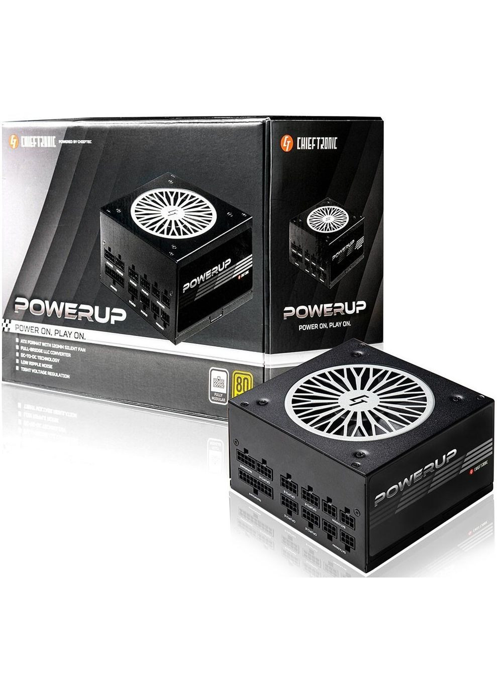 Блок питания PowerUp 850W (GPX-850FC) Chieftec (360425260)