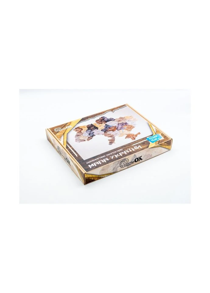 Дерев'яний пазл "Мапа України" Арт-90609, 60х90 см PuzzleOK (402320850)