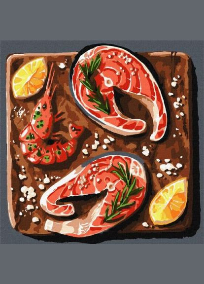 Картина за номерами "Морський делікатес" ★★★★ MIC (318017206)