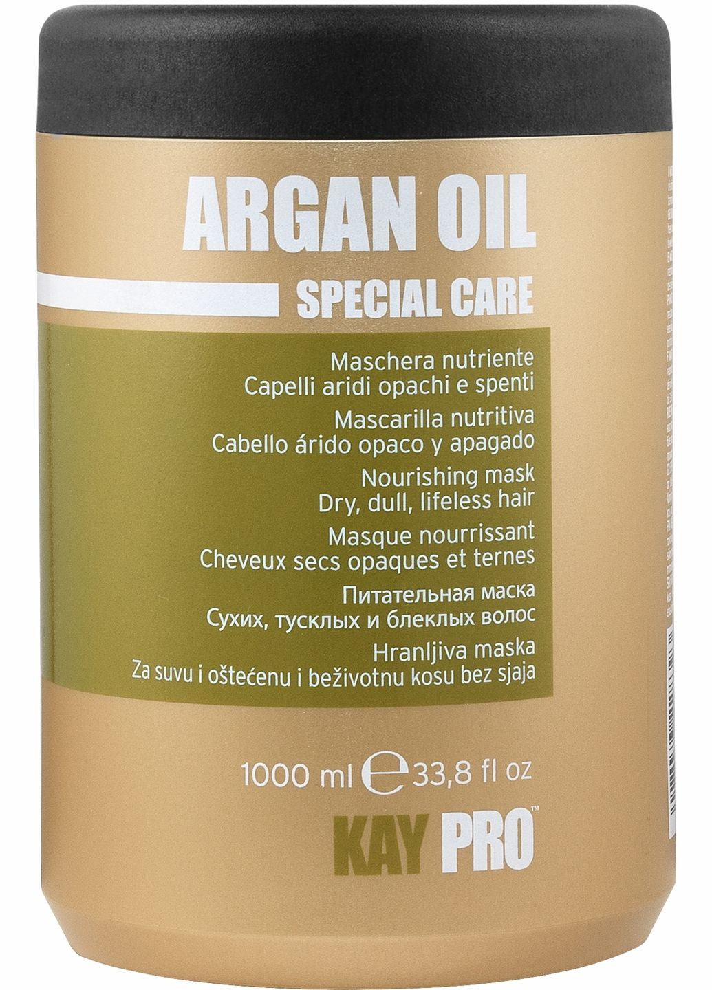 Маска питательная с аргановым маслом для сухих волос Argan Oil 1000 мл KayPro (348356715)