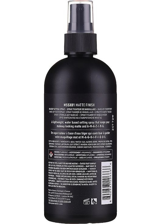 Спрей-фиксатор для макияжа с матовым финишем Matte Finish Long Lasting Setting Spray 180ml (849623-1136) NYX Professional Makeup (368653247)