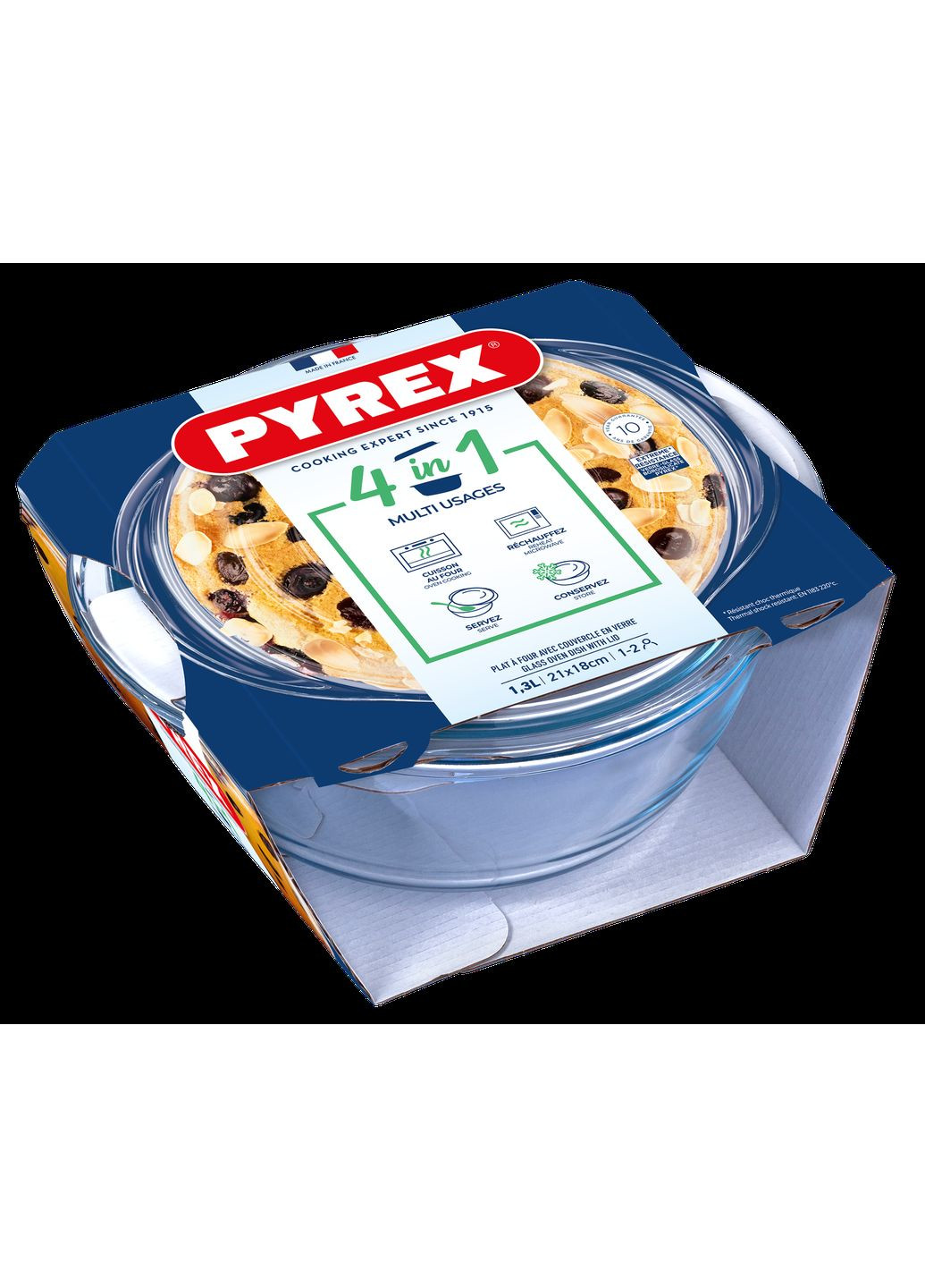 Кастрюля с крышкой, 1.3 л (7092306) Pyrex (360404017)