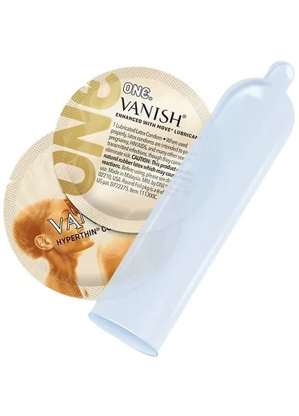 Презервативи Vanish – Супертонкі презервативи для максимального комфорту та природних відчуттів One (371391247)