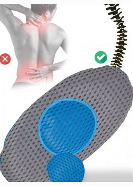Подушка під спину ортопедична Back Support Pillow Comfy Curve (2081663919) No Brand (328261740)