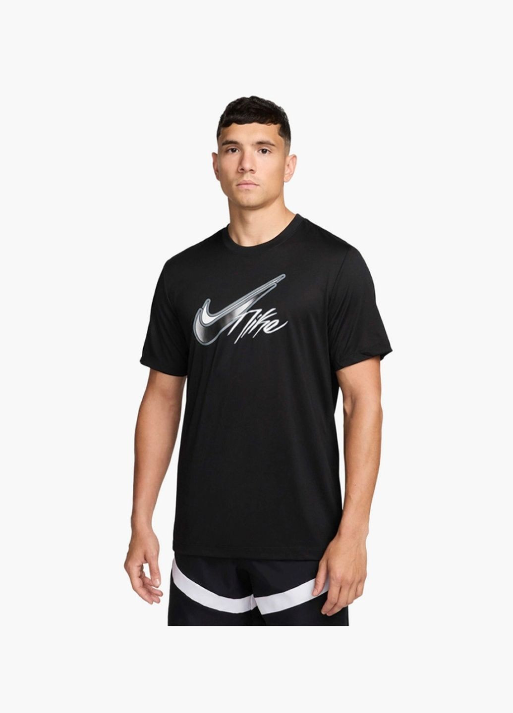 Чорна футболка чоловіча df rlgd oc s5 black fz8095-100 Nike