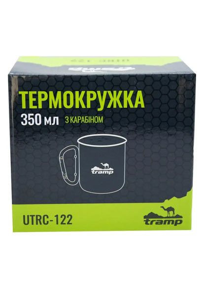 Термокружка с карабином 350 мл олива UTRC-122-olive Tramp (282940467)