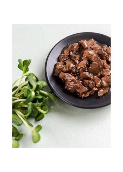 Вологий корм для дорослих котів, лосось з горошком у соусі, пауч, 85 г Savory (364788192)