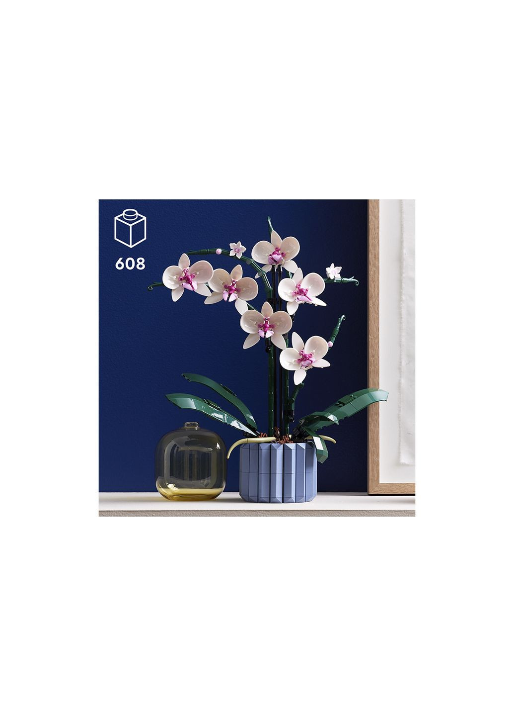 Botanicals Орхідея 608 деталей (10311) Lego (304055331)