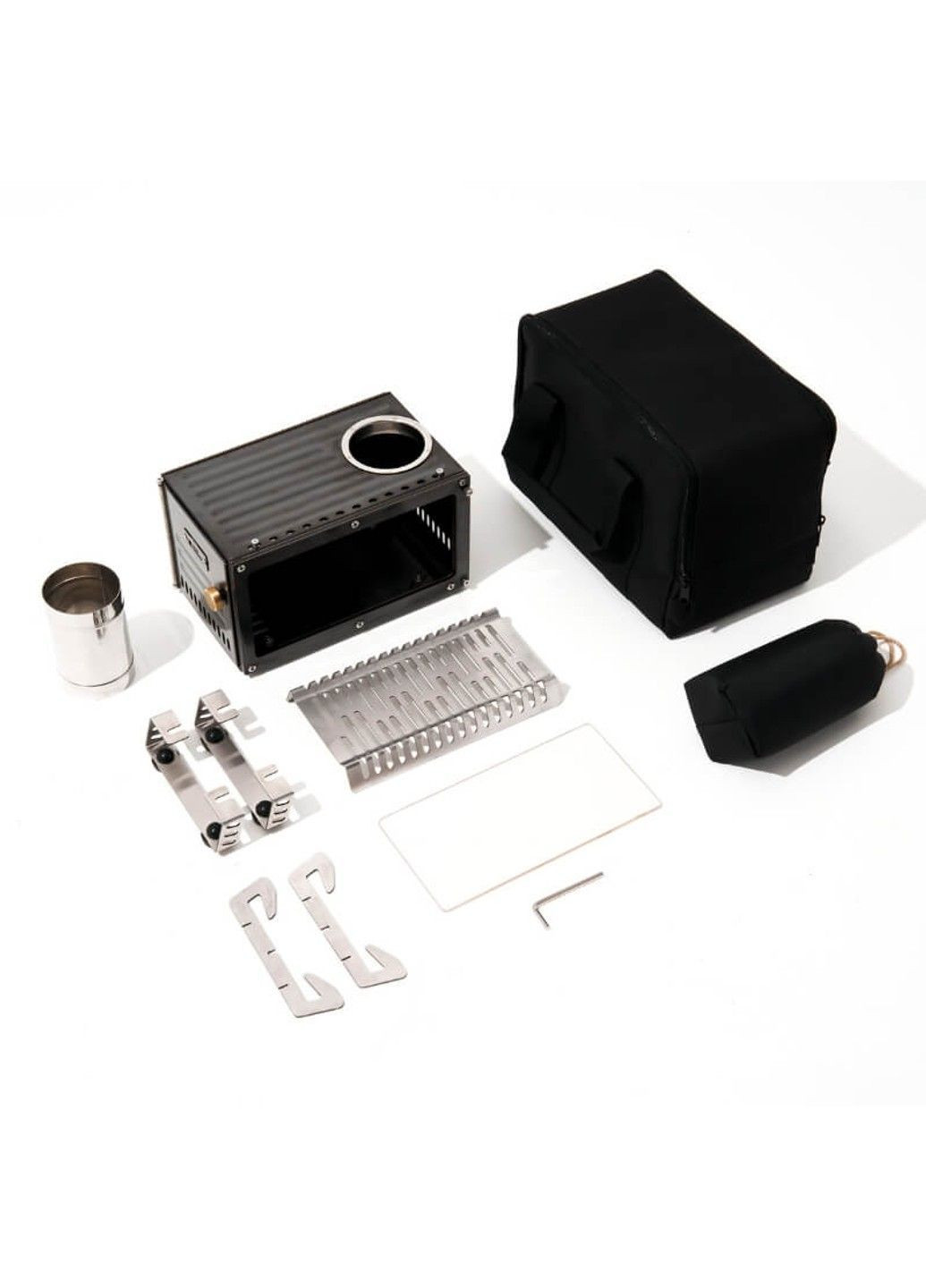 Печь дровяная Multifunctional stove NX22688001 black Mobi Garden (370666425)