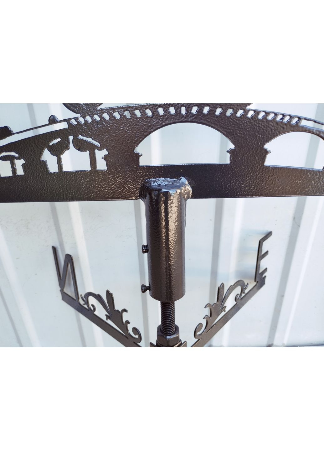 Флюгер на будинок Париж з металу 3 мм, флюгер на дах No Brand (368896394)