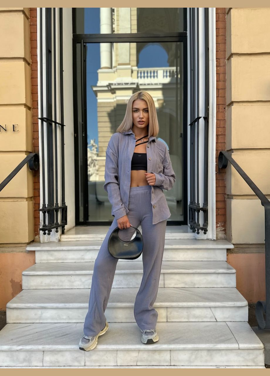 Костюм з мусліну з сорочкою та штанами Adelante (319352626)