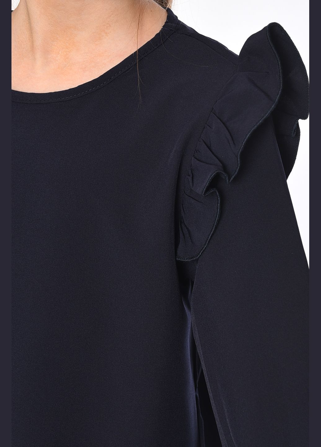 Блуза дитяча для дівчинки темно-синього кольору Let's Shop (298414204)