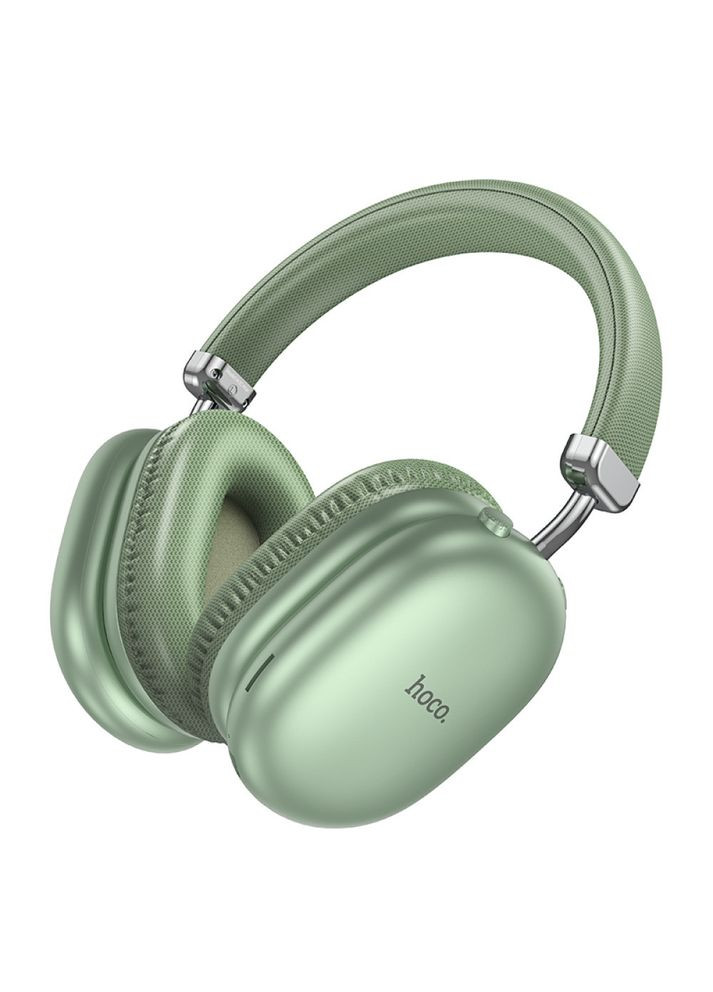 Навушники бездротові W35 Max Joy 90h AUX Micro-SD хакі Hoco (353497647)