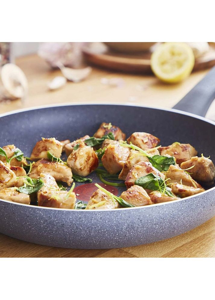 Сковорода Hard Stone 24см Grey (D4560432) Tefal (366827586)