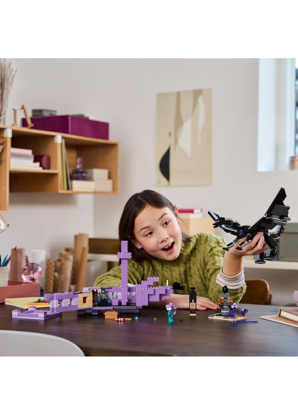 Конструктор Minecraft Дракон Энда и Корабль Края, 657 деталей () Lego 21264 (361305365)