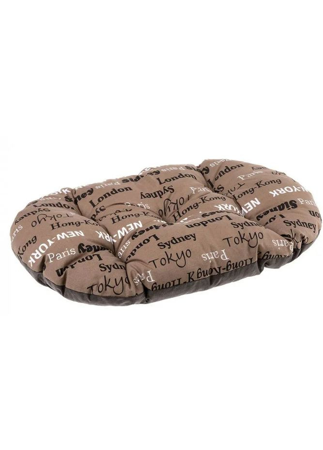 Подушка для собак Relax 100/12 CITIES коричнева 100х63 см 82100076 Ferplast (269341664)