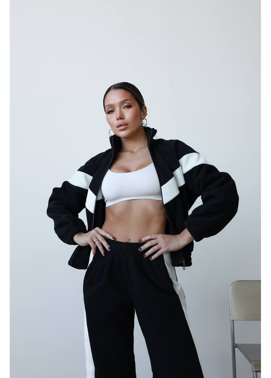 Трендовый женский костюм с контрастными линиями на полларе – новинка сезона ❤️ (ЗАМЕР В ОПИСАНИИ) DK/DL Мода без кордонів (369573762)