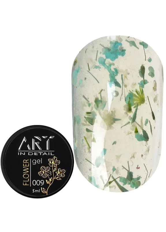Flower Gel №009, гель із сухоцвітами, 5 мл Art (397073057)