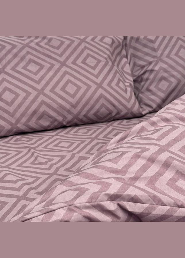 Простирадло на гумці Rhomb Brown бязь 160х200х20 см коричневе (2800004674669) SoundSleep (316632785)