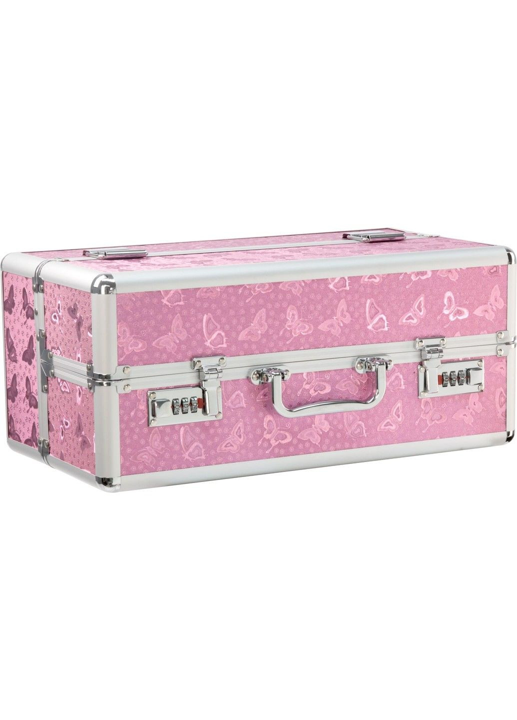 Большой кейс для хранения игрушек секс BMS Factory Large Lokable Vibrator Case Pink кодовый замок футляр PowerBullet (298748229)
