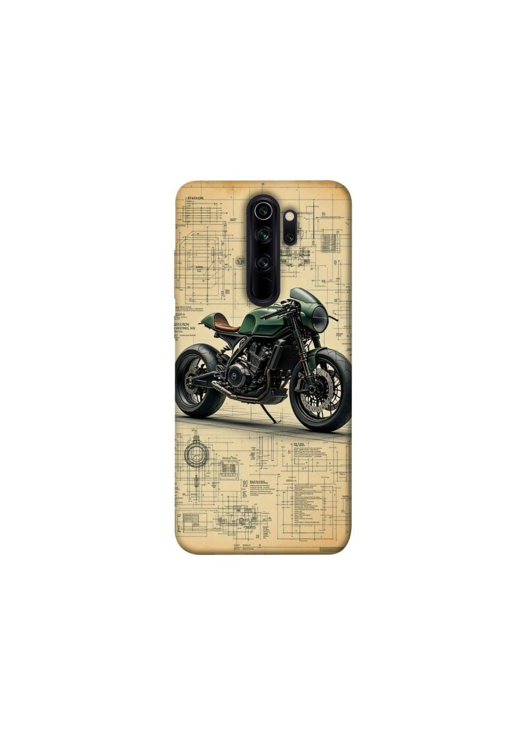 Чехол на Xiaomi Redmi Note 8 Pro Bike model Frontalka (354191467)