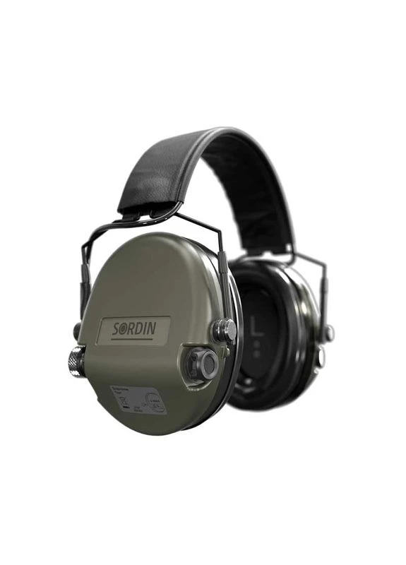 Професійні активні тактичні навушники Supreme MIL AUX SFA Slim HB PVC Олива 74508-06-С Sordin (348117115)