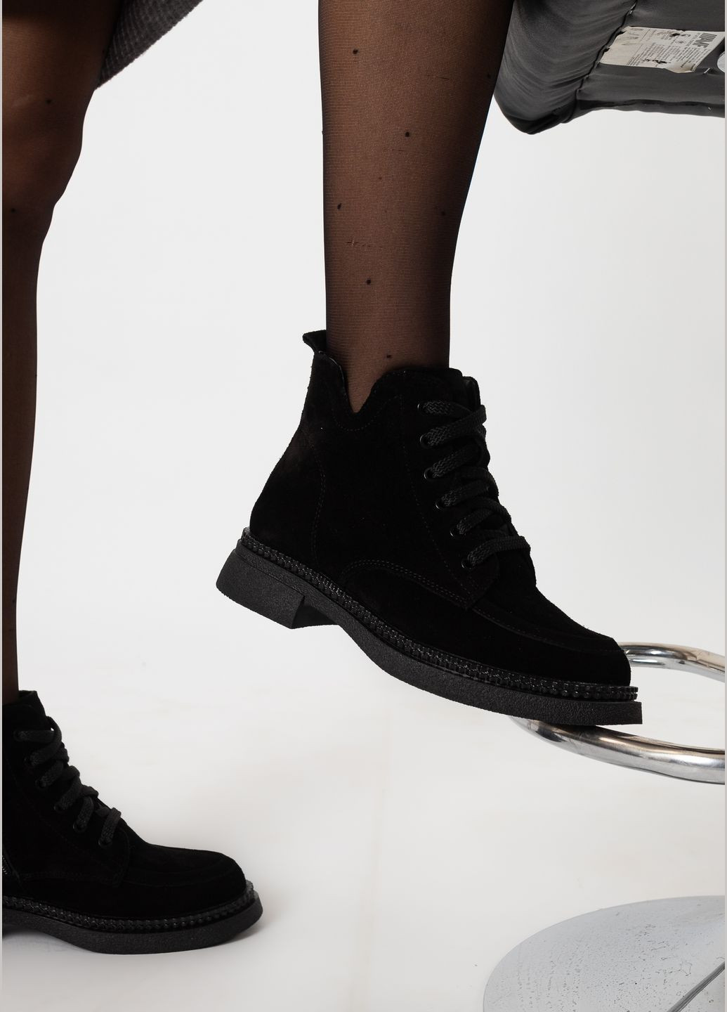 Зимние ботинки (1179цп) Kento из натуральной замши