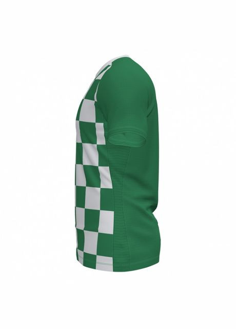 Зелена футболка футбольна flag ii зелено-біла 101465.452 з коротким рукавом Joma Модель